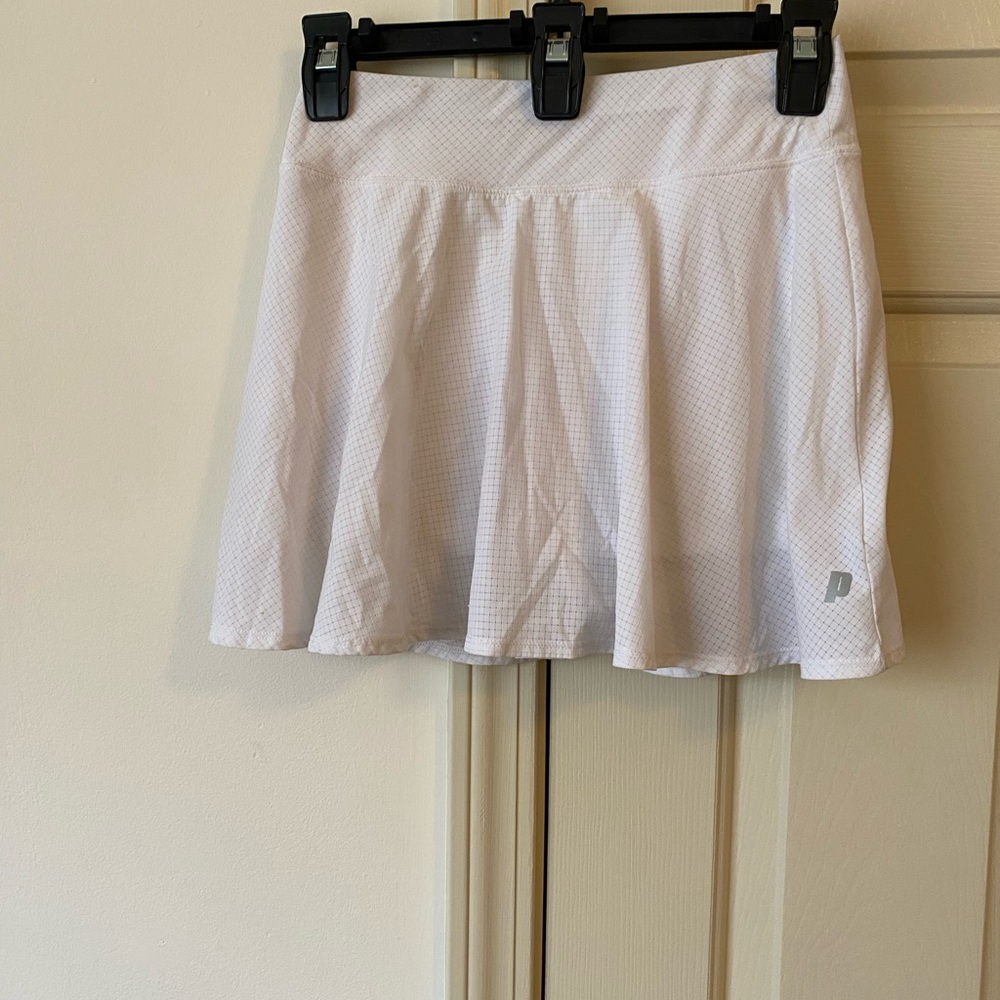 Prince White Mini Skort